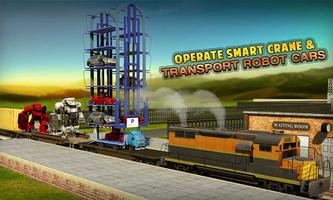 Smart Crane Robot Car Transport Train Transform 3D screenshot 1