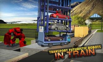 Smart Crane Robot Car Transport Train Transform 3D screenshot 2