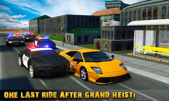 Police Chase Car Escape Plan Plakat