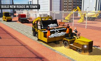 Pothole Repair Road Construction: Heavy Duty Truck poster