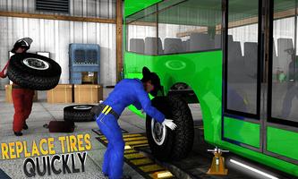 برنامه‌نما Real Bus Mechanic Workshop 3D عکس از صفحه