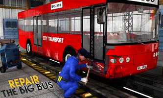 Real Bus Mechanic Workshop 3D capture d'écran 3