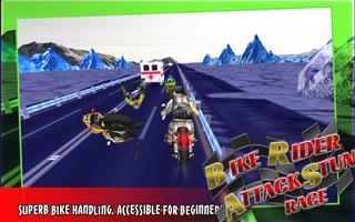 Bike Rider Attack Stunt Race capture d'écran 3