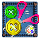 APK Buttons and Cutting Puzzle - Scissor Game