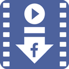 Facebook video downloader icône