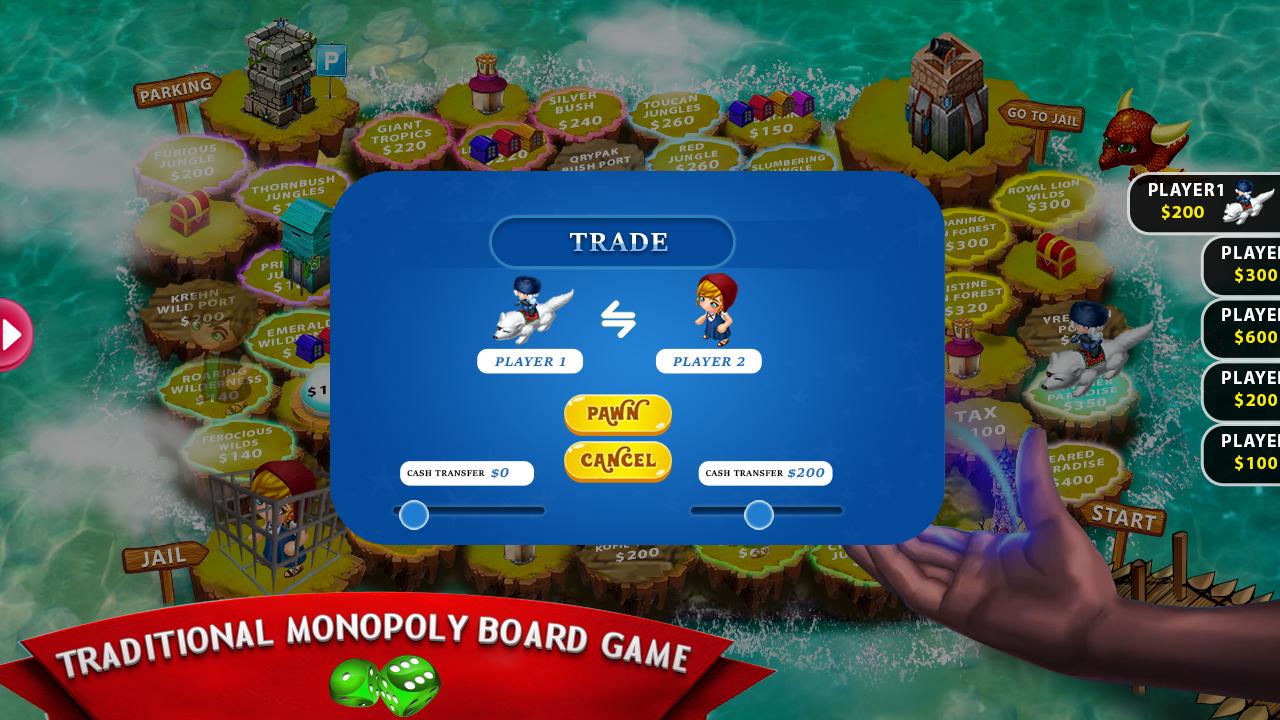 Monopoly - Trading Properties Rento Dice Game Для Андроид.