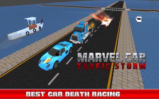 Highway Traffic Racing Finger :Extreme Simulator Affiche