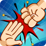 Rock Paper Scissor Zeichen