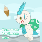 Komasan Ice Cream Run Yokai ikon