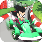 titans go ten Hero  racing cars-icoon