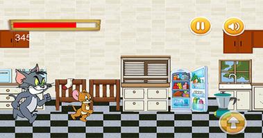 Tom jump and Jerry run in the kitchen screenshot 1