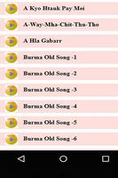 Burmese old songs اسکرین شاٹ 1