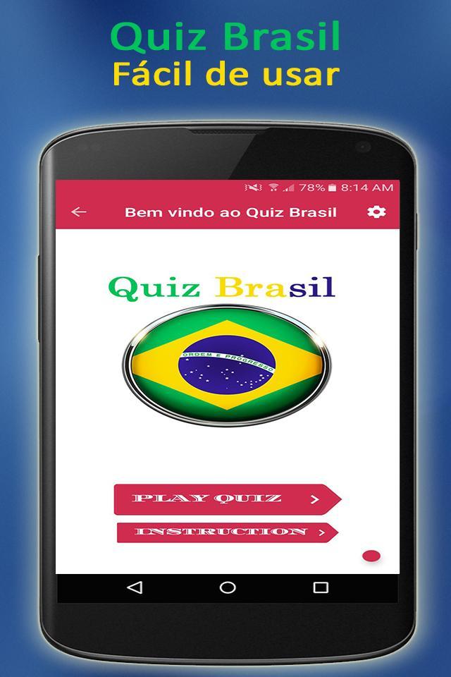 Quiz de História do Brasil.