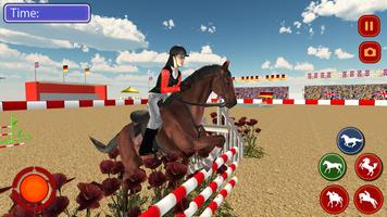 Jumping Horse Stunts & Real Racing Simulator 2018 poster
