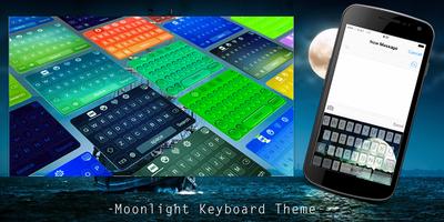 Moonlight Keyboard Theme Affiche