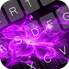 Neon Purple Keyboard-icoon