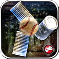 Can Knockdown 3D Tin Smash Hit Baseball Striker