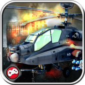 guerre d&#39;hélicoptère de combat icon
