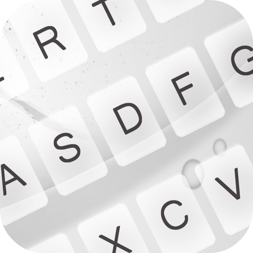Clean White Keyboard Theme