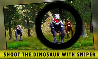dinosaure chasse: chasseur Affiche