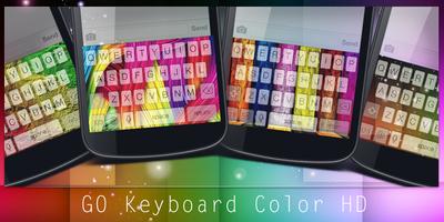 GO Keyboard Color HD الملصق