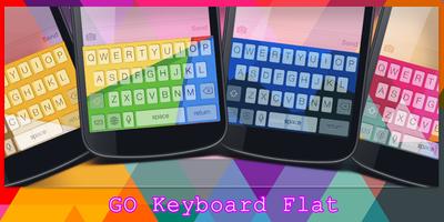 GO Keyboard Flat poster