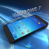 Blue Windows 7 GoLauncher Free