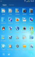 Blue Windows 7 GoLauncher Free screenshot 1