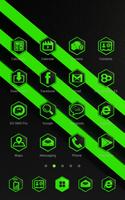 BlackGreen GoLauncherFreeTheme screenshot 3