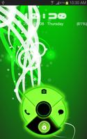Green Neon Go Locker Theme capture d'écran 1