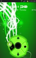 Green Neon Go Locker Theme capture d'écran 2