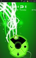 Green Neon Go Locker Theme capture d'écran 3