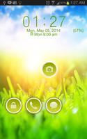 Green Nature Go Locker Theme Ekran Görüntüsü 3