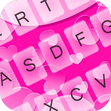 Pink Love Keyboard Theme icône