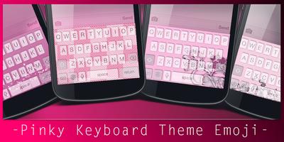 Pinky Keyboard Theme Emoji 海报