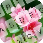 Pink Flower Keyboard Theme