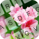 Pink Flower Keyboard Theme APK
