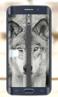 Wolf Zipper Screen Lock capture d'écran 3