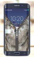 Wolf Zipper Screen Lock اسکرین شاٹ 1