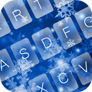 Snowflake Theme-Emoji Keyboard APK