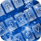 Snowflake Theme-Emoji Keyboard ícone