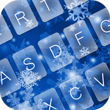 Snowflake Theme-Emoji Keyboard
