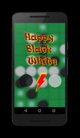 Happy Black White poster