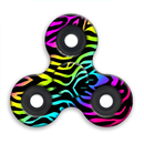 colorful zebra Fidget Spinner toy APK