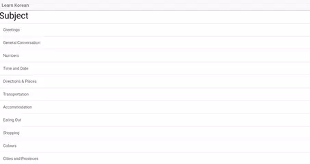 Korean Phrases APK download