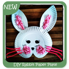 DIY Rabbit Paper Plate icône
