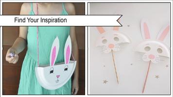 DIY Rabbit Paper Plate ảnh chụp màn hình 3