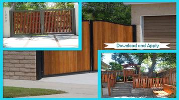 Fantastic Wooden Gate Design Ideas capture d'écran 2