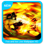 Fire and Ice Live Wallpaper HD icono