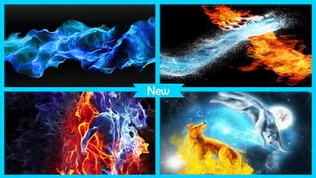 Fire and Ice Live Wallpaper HD syot layar 3